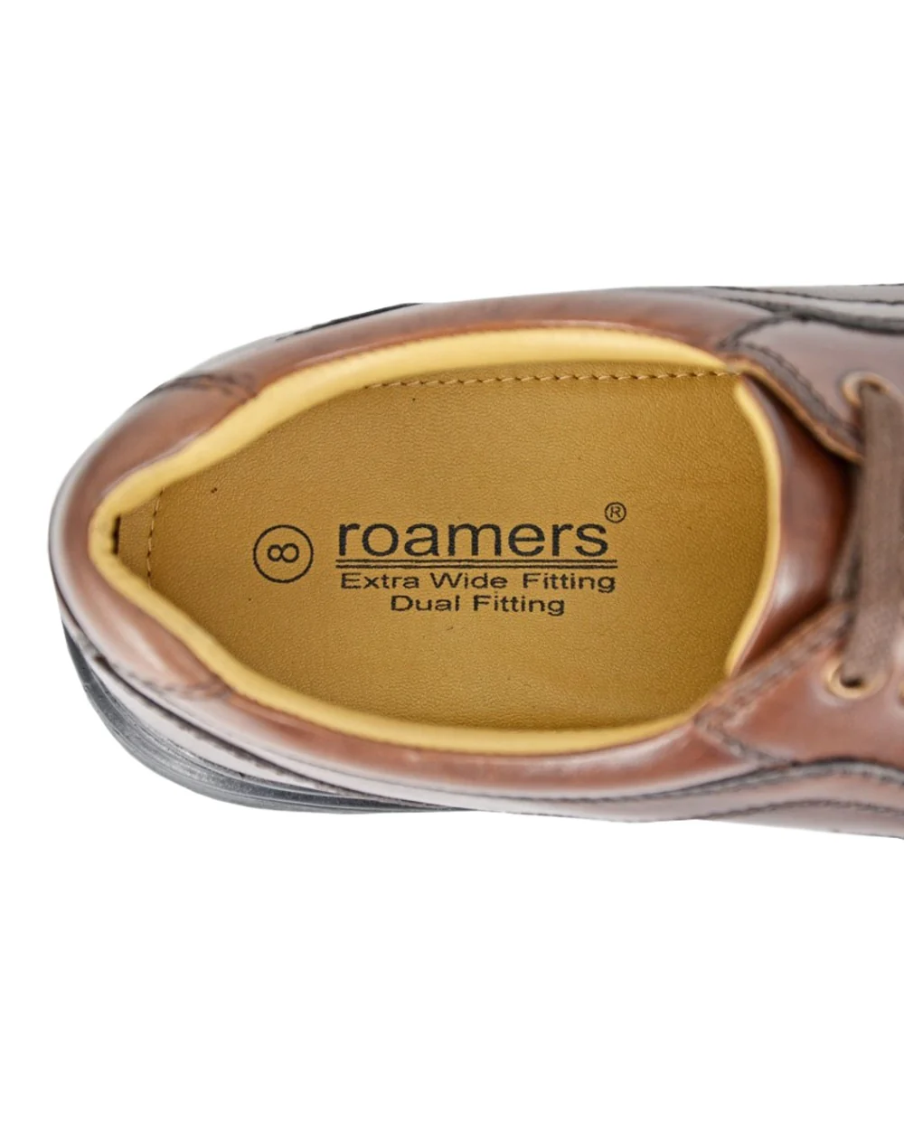 Roamers Mens Extra Wide 4 Eye Mud Guard Shoes - Image 5