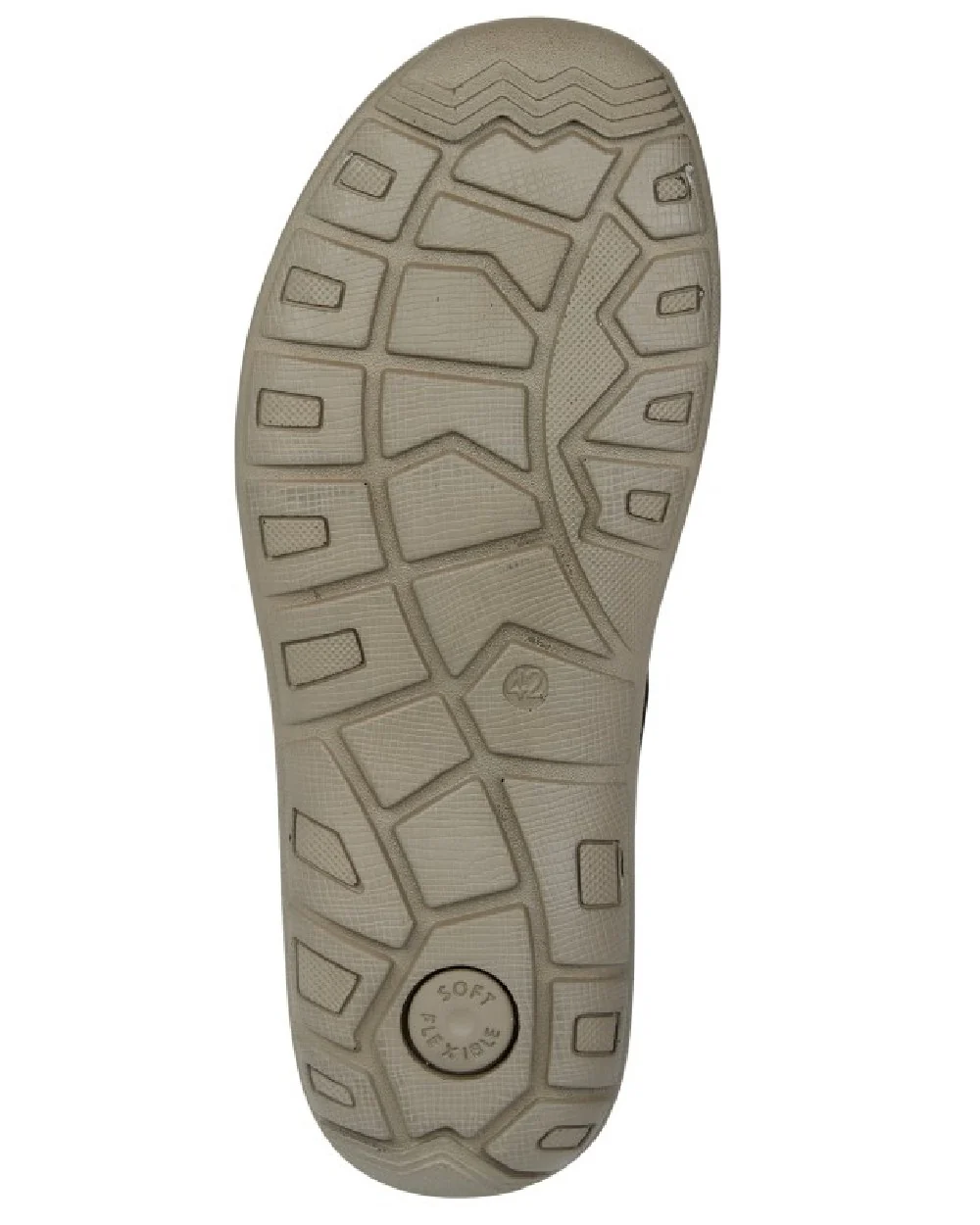 Roamers Mens Leather Fastening Back In Sandals - Image 2
