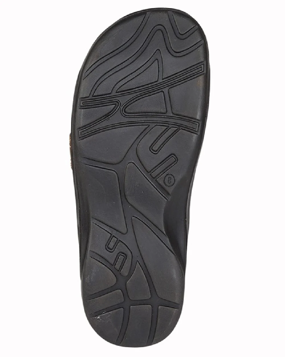 Roamers Mens Triple Touch Fastening Padded Sports Sandal - Image 2