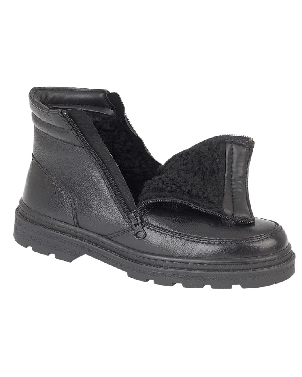 Roamers Mens Twin Zip Thermal Lined Ankle Boots - Image 2