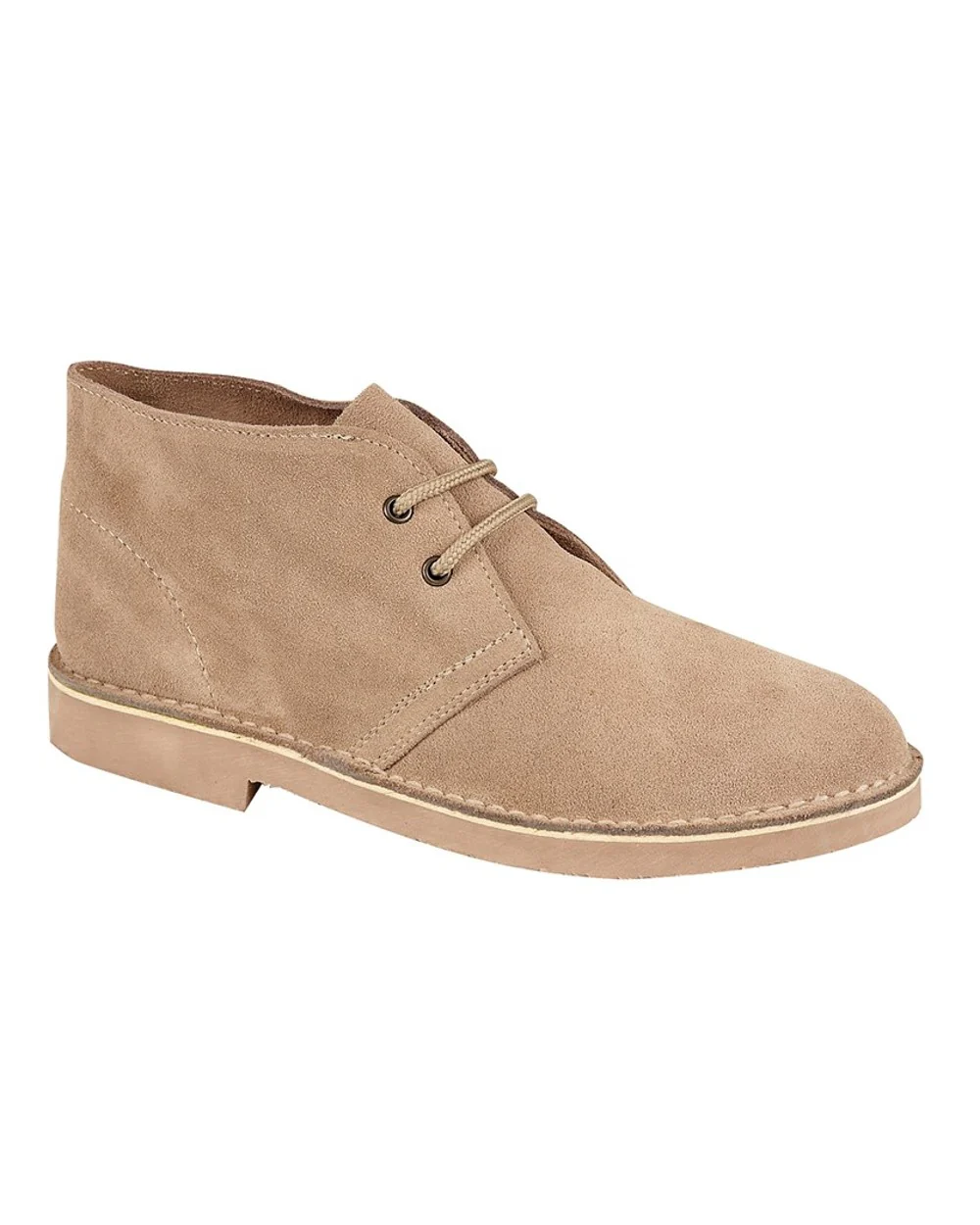 Roamers Suede Desert Boots - Image 3
