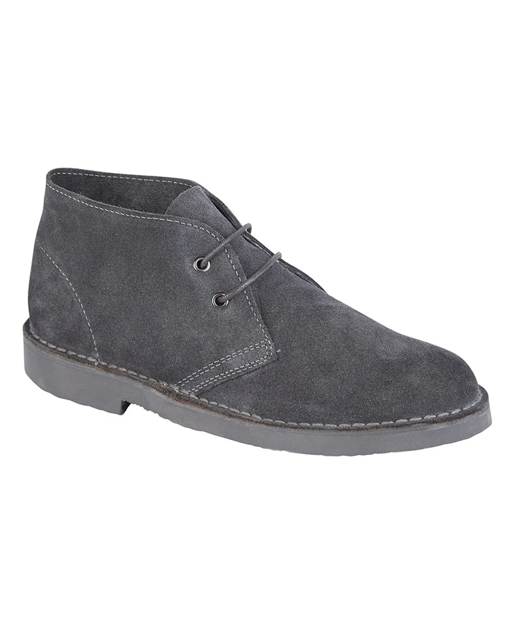 Roamers Suede Desert Boots - Image 9