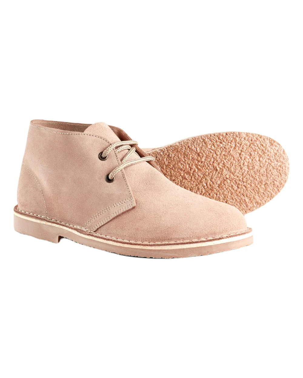 Roamers Womens 2 Eye Desert Real Suede Boots - Image 2