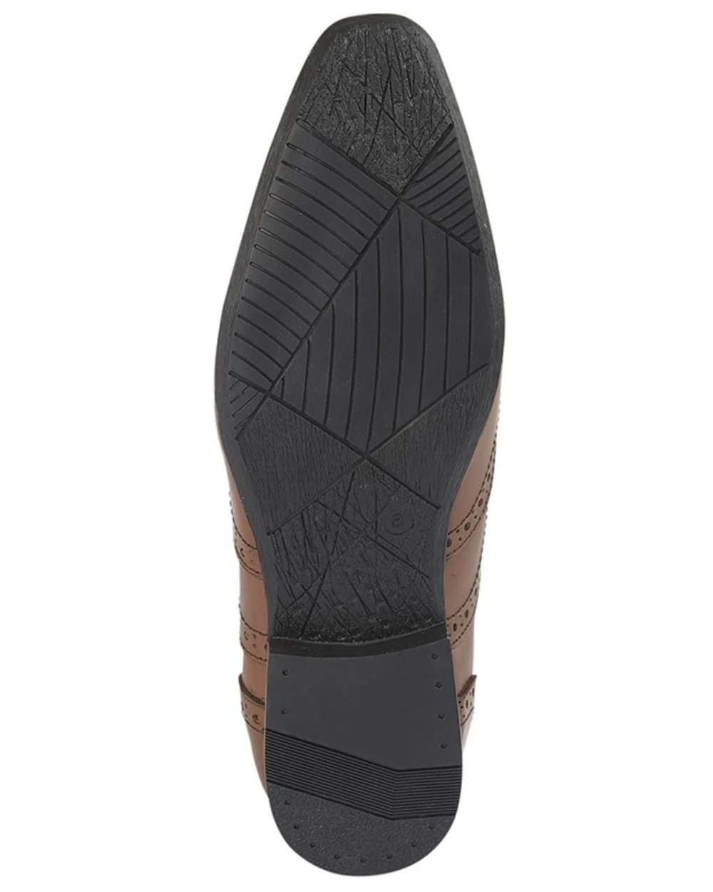 Route 21 Mens 5 Eye Brogue Oxford Shoes - Image 2