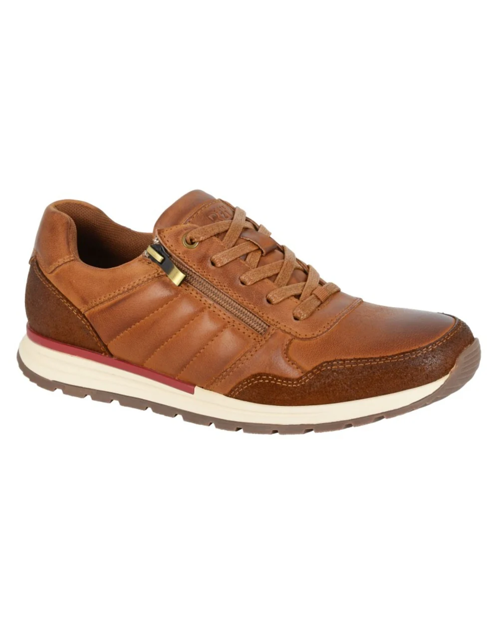 Route 21 Mens 5 Eye Lace Zip Leisure Shoes - Image 3