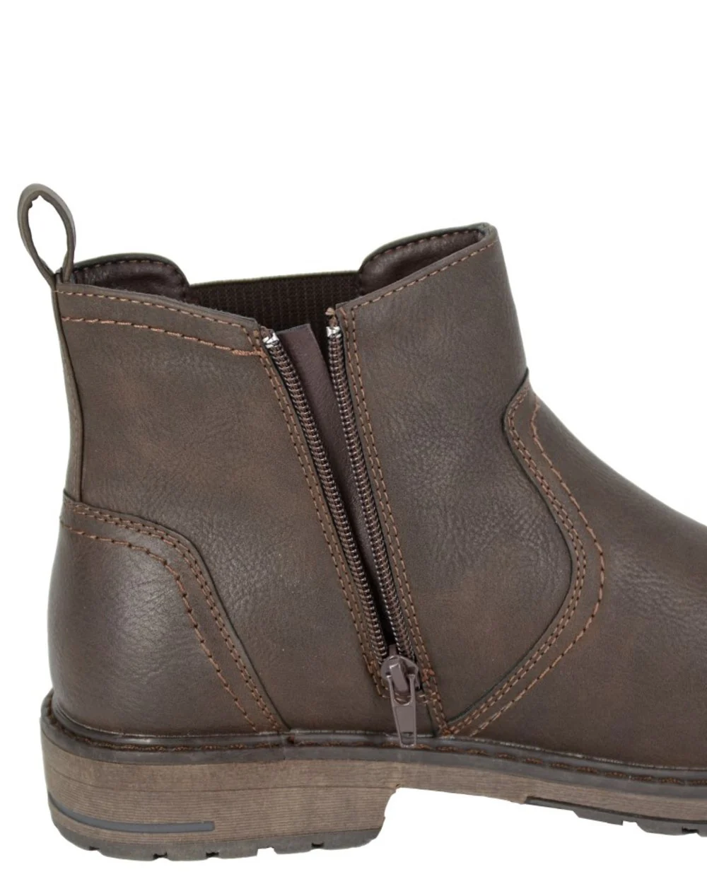 Route 21 Mens Single Gusset Inside Zip Ankle Boots - Image 2