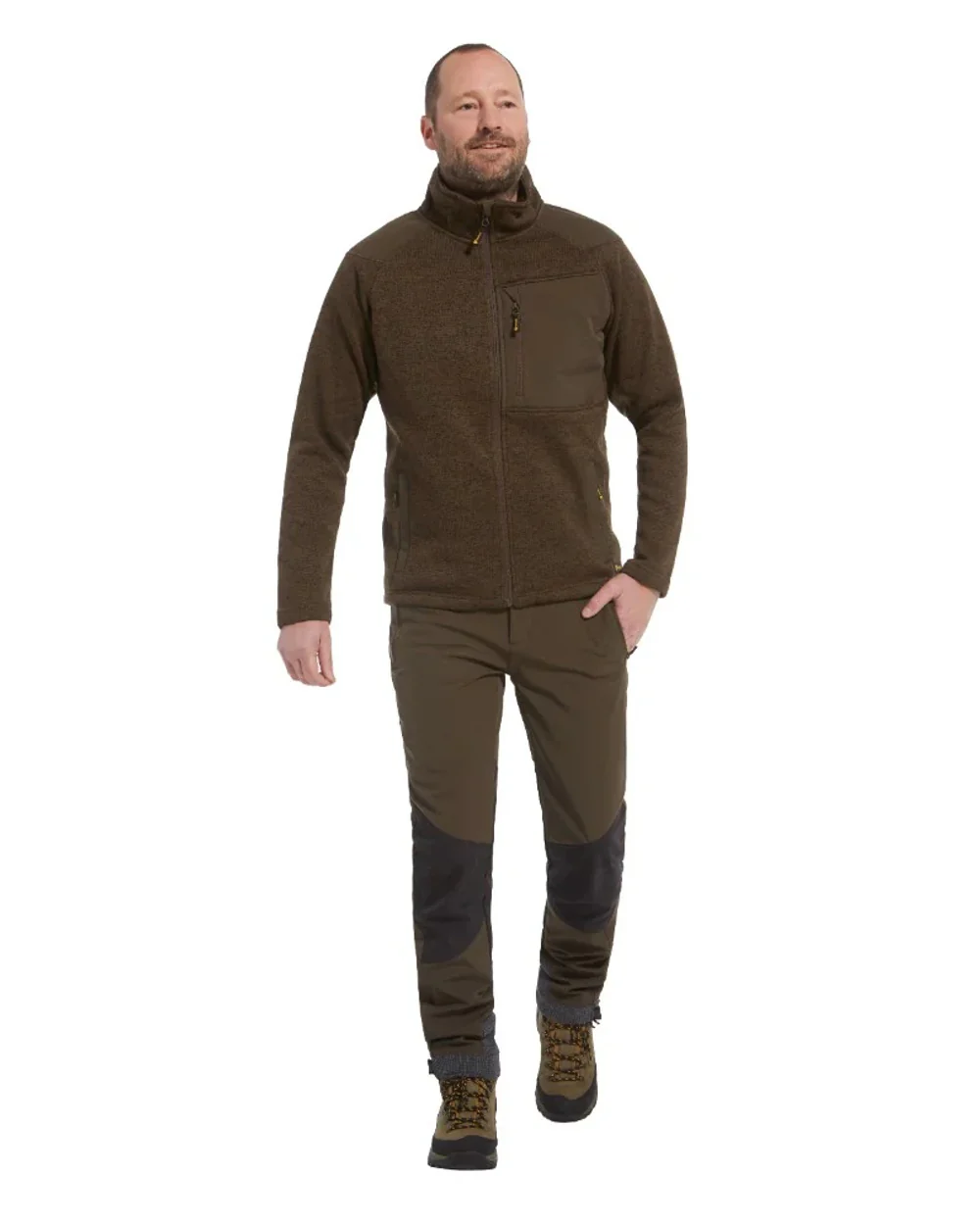Rovince Mens Coarse Fleece Jacket - Image 2