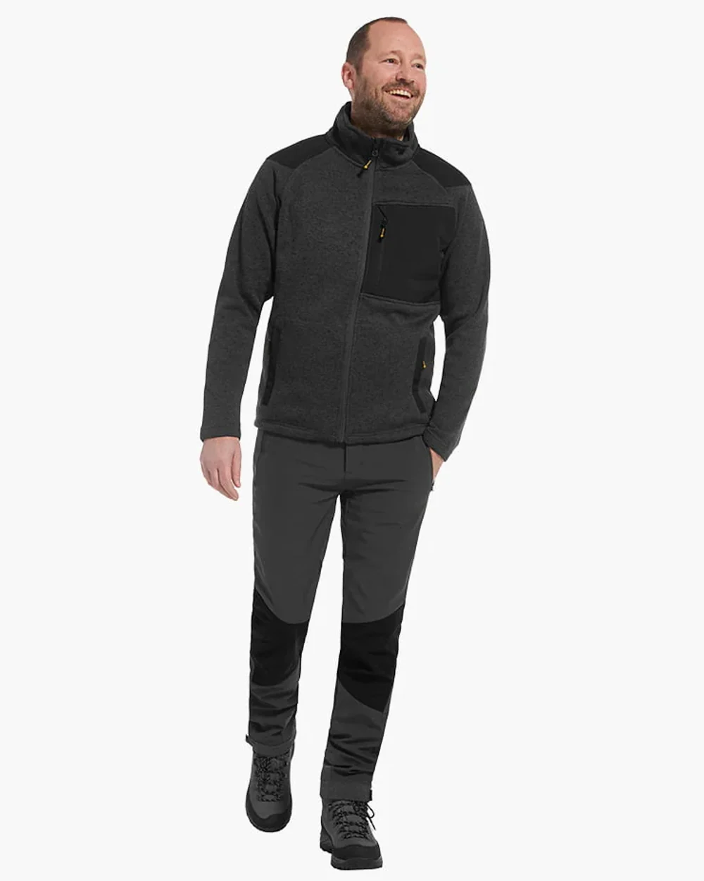 Rovince Mens Coarse Fleece Jacket - Image 6