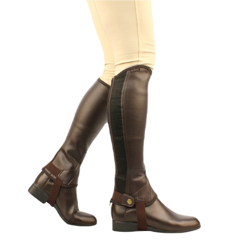 Saxon Equileather Half Chaps - Image 2