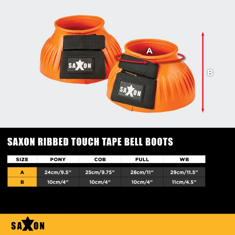 Saxon Ribbed Touch Tape Bell Boots - Image 8