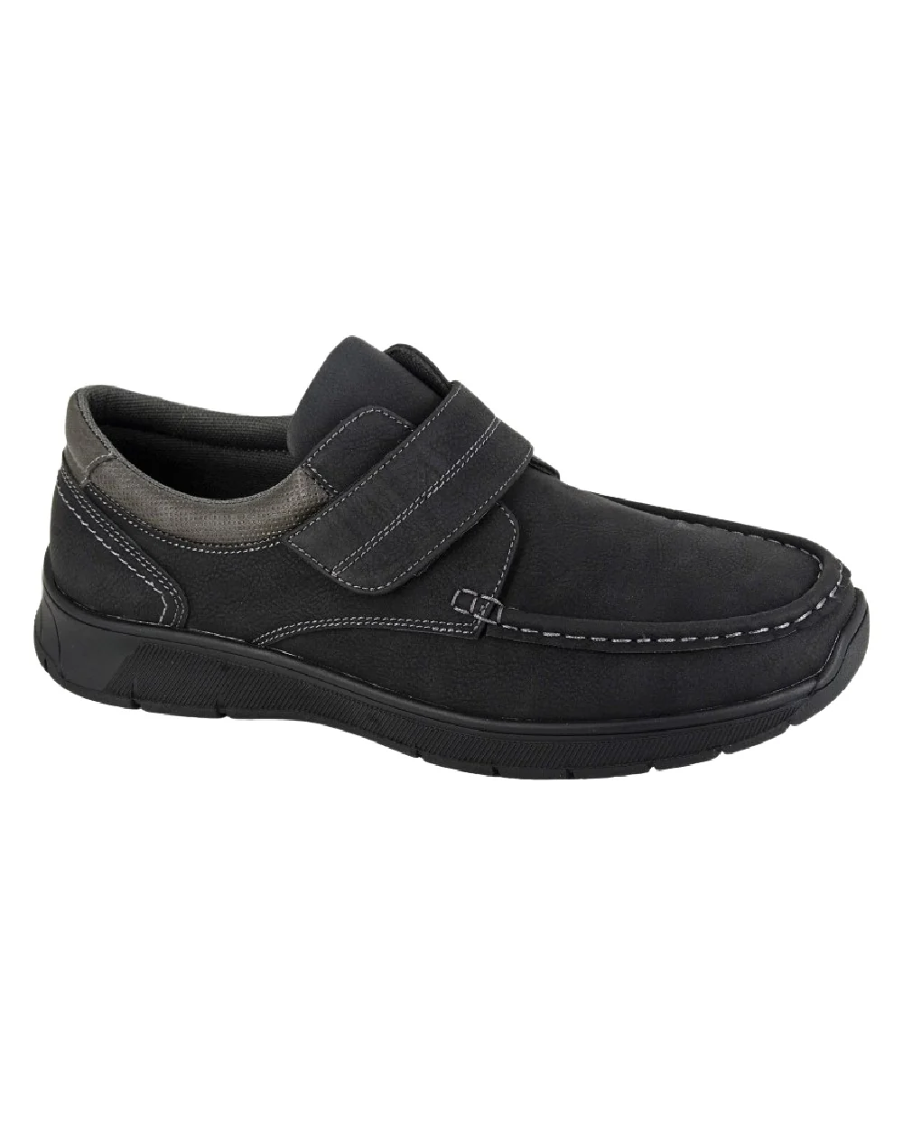 Scimitar Mens Grain Touch Fastening Casual Shoes - Image 3