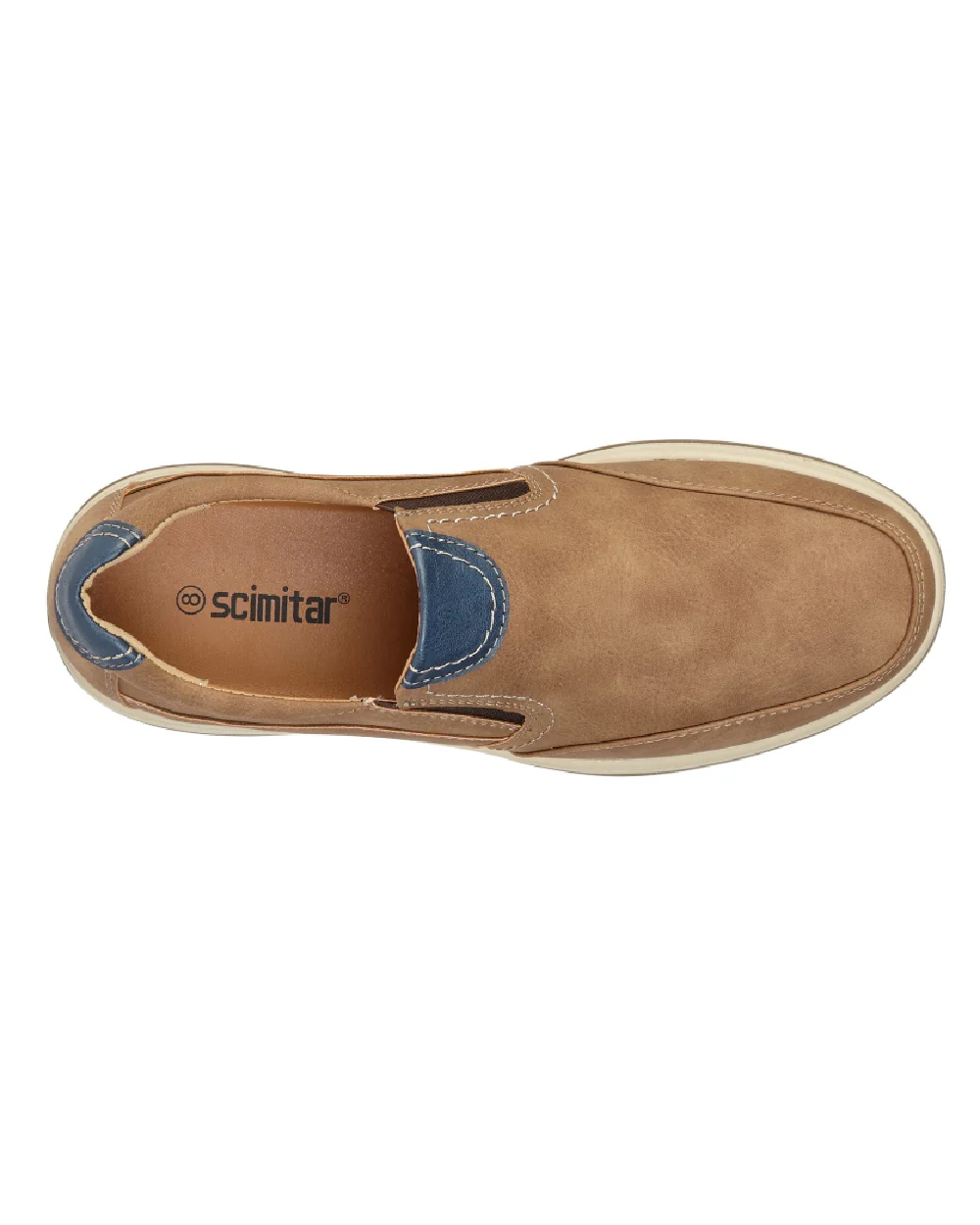 Scimitar Mens Synthetic Nubuck Casual Shoes - Image 2