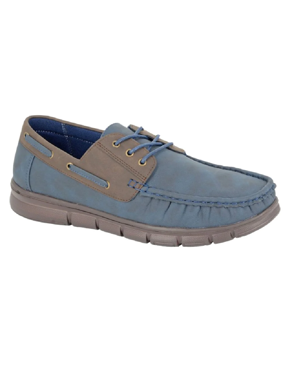 Scimitar Mens Synthetic Nubuck Moccasin Shoes - Image 2