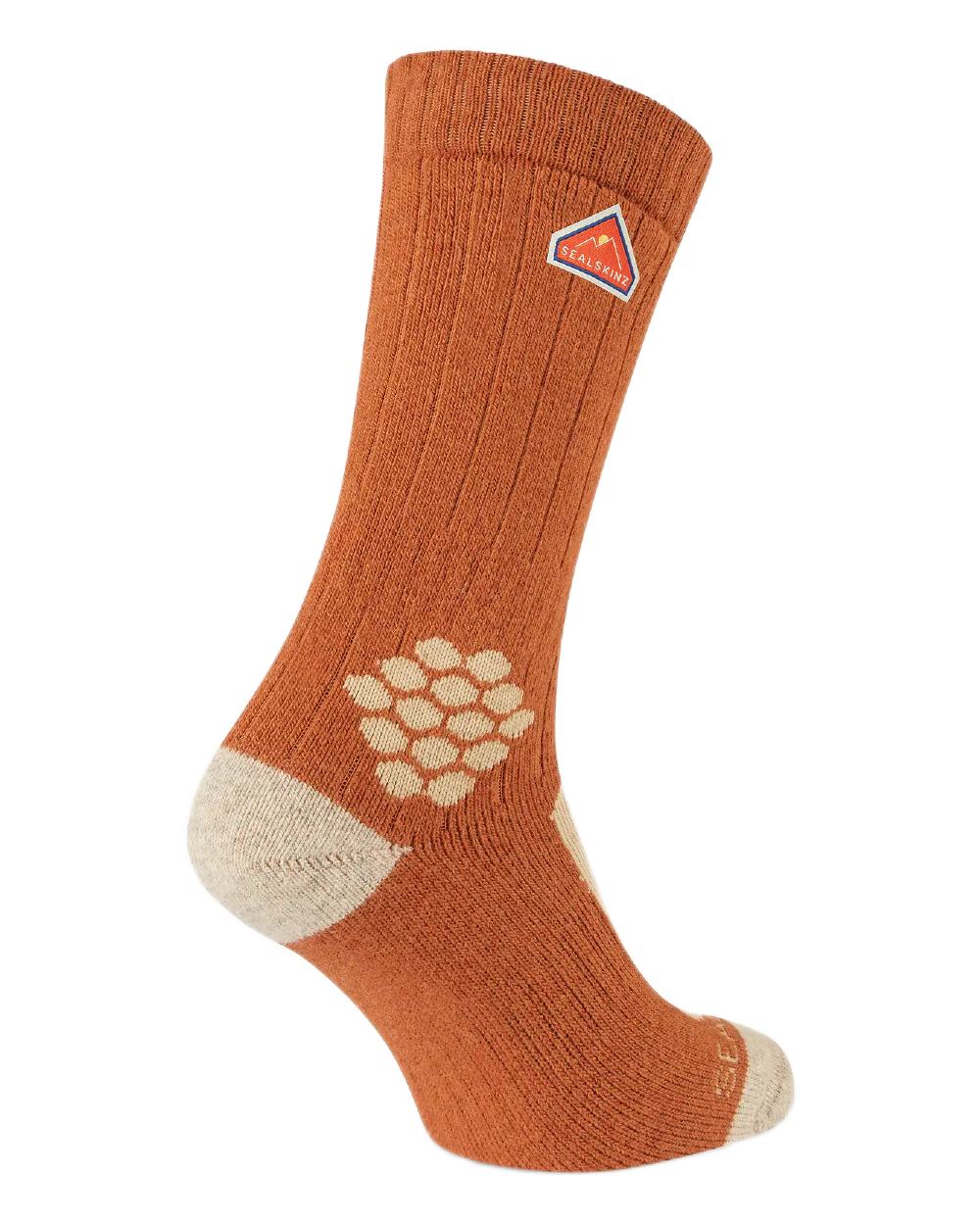 Sealskinz Scarning Recycled Wool Mid Length Twisted Hiking Socks - Image 6