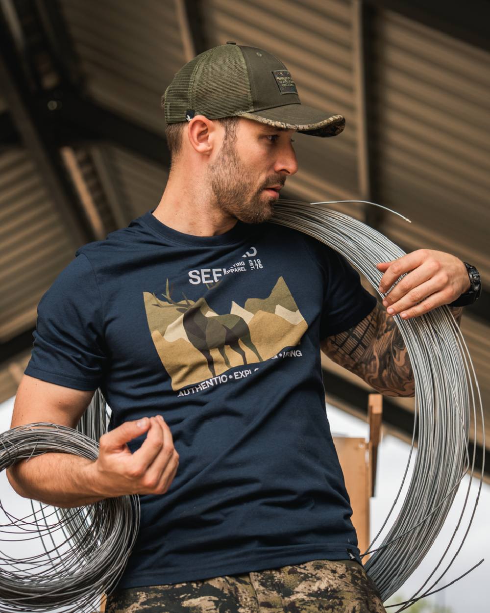 Seeland Mens Fragment T-Shirt - Image 4