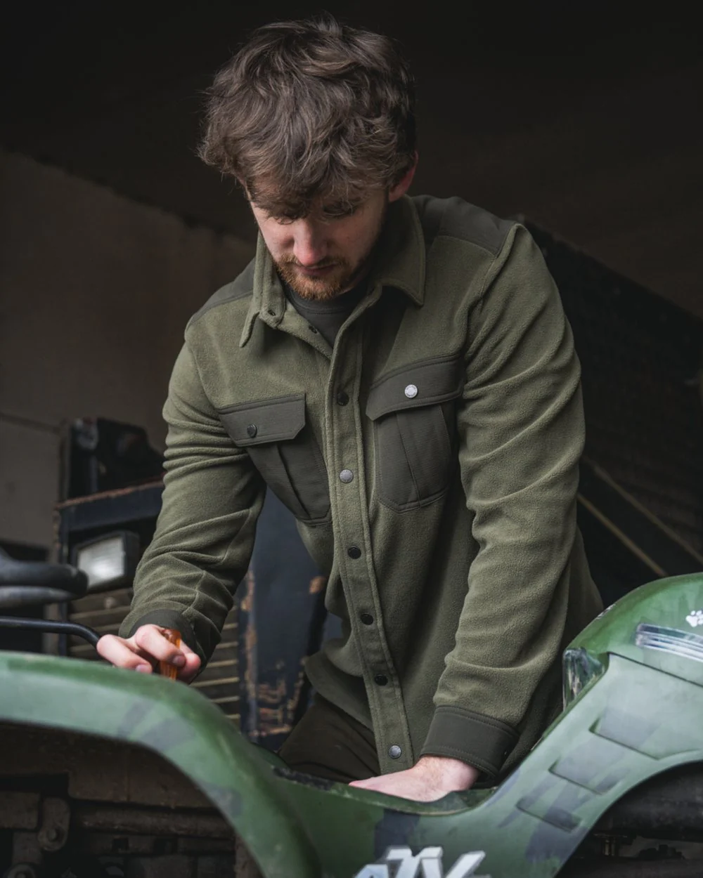 Seeland Mens Gust Fleece Shirt - Image 2
