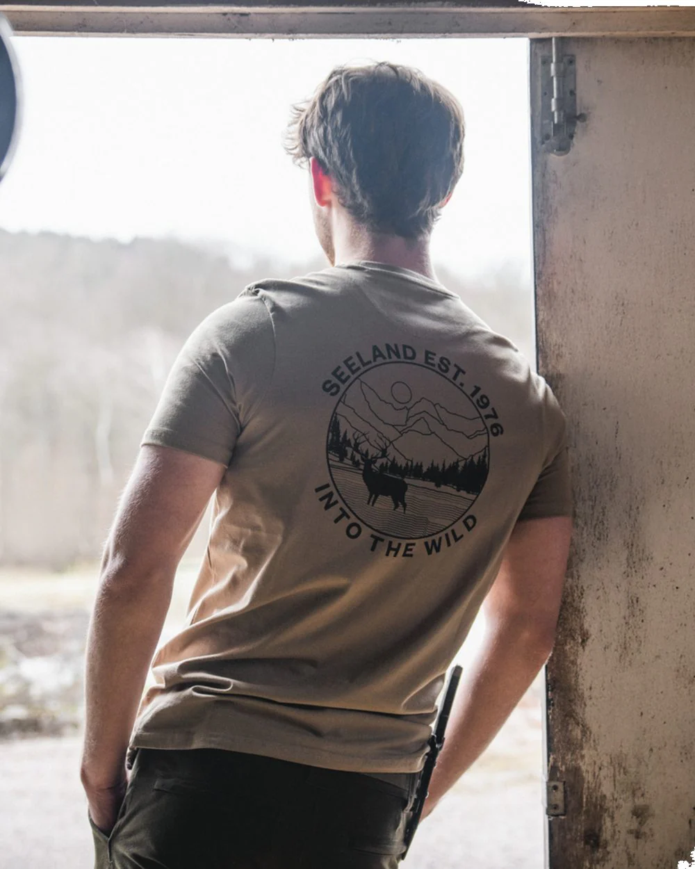Seeland Mens Hunting Landscape T-Shirt - Image 4