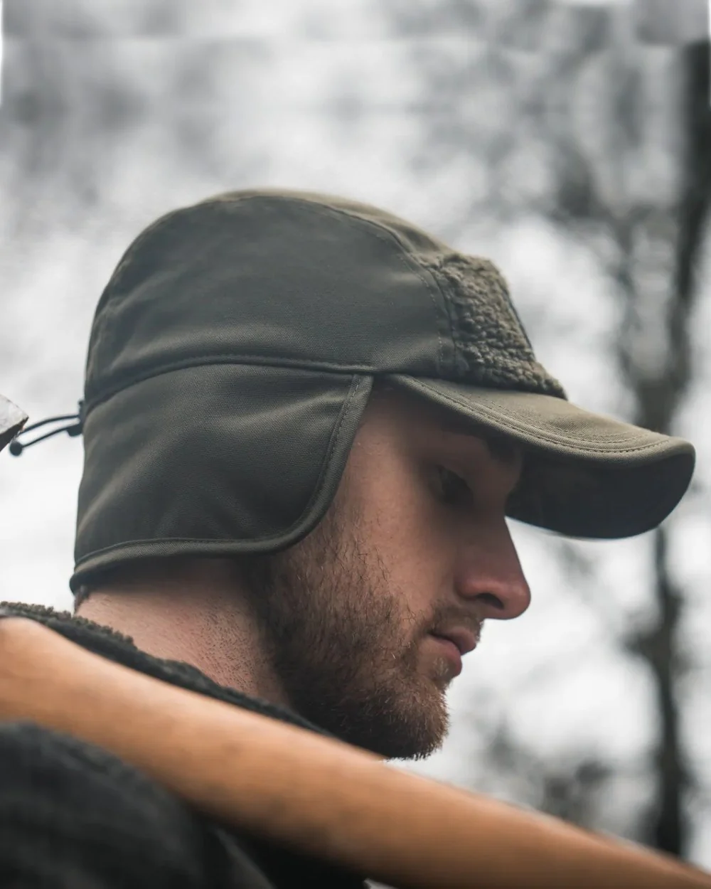 Seeland Mens Teddy Fold Down Cap - Image 2