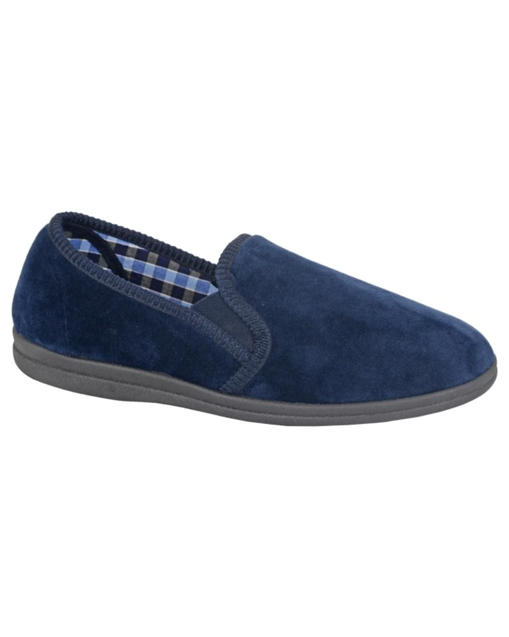Sleepers Mens Wilson Twin Gusset Slippers - Image 2
