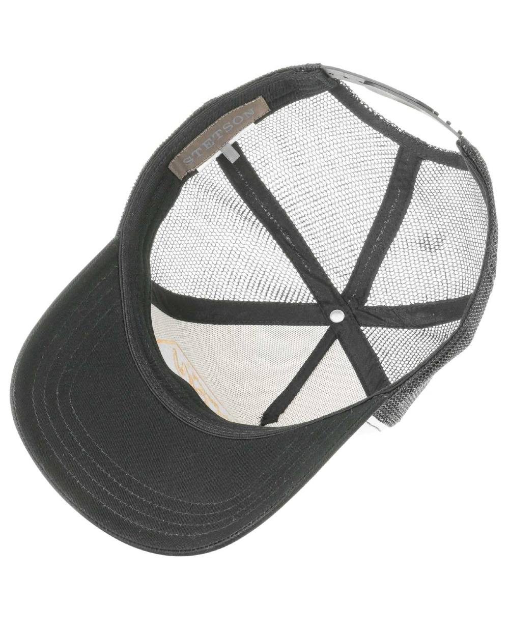 Stetson American Heritage Black White Trucker Cap - Image 5