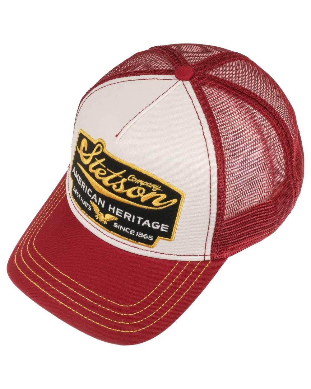 Stetson American Heritage Bordeaux Trucker Cap - Image 2