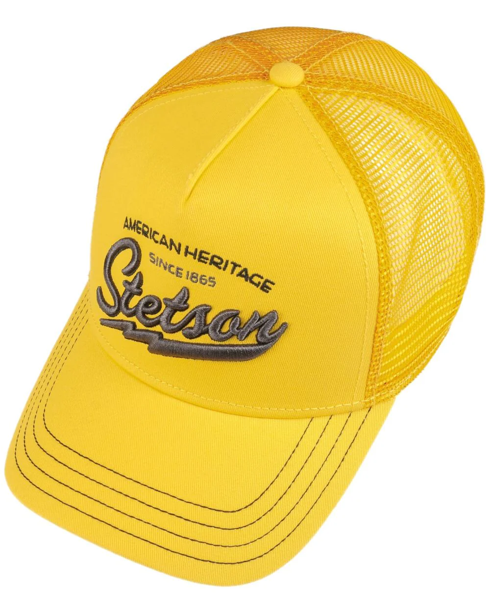 Stetson American Heritage Trucker Yellow Cap - Image 3