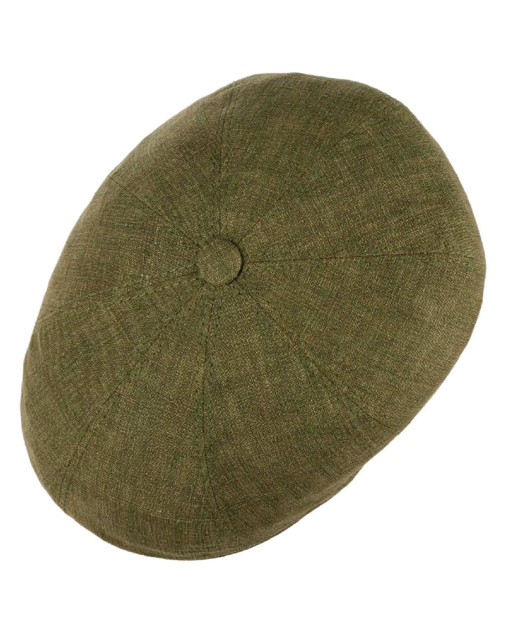 Stetson Bricksford 8 Panel Linen Flat Cap - Image 2
