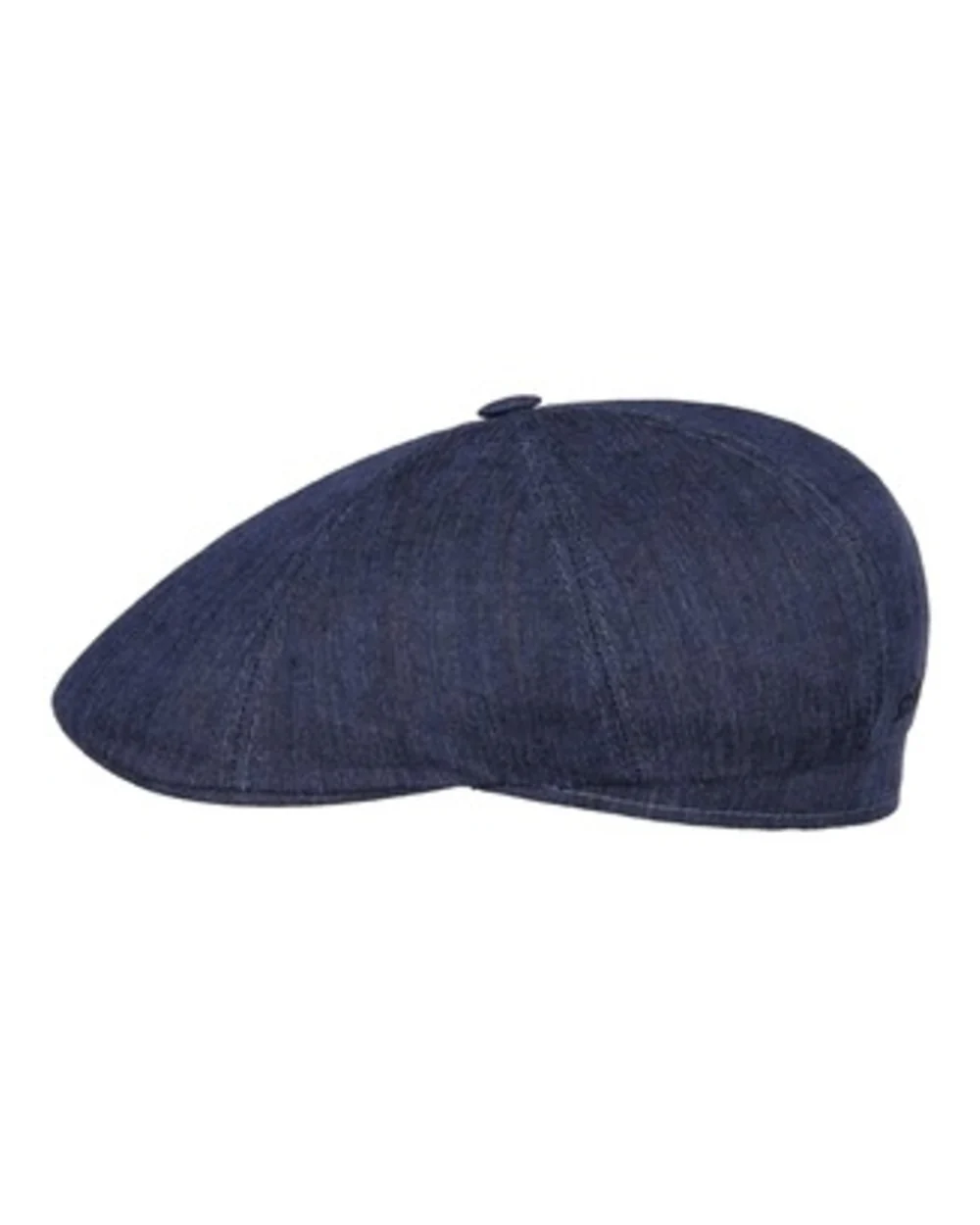 Stetson Bricksford 8 Panel Linen Flat Cap - Image 5