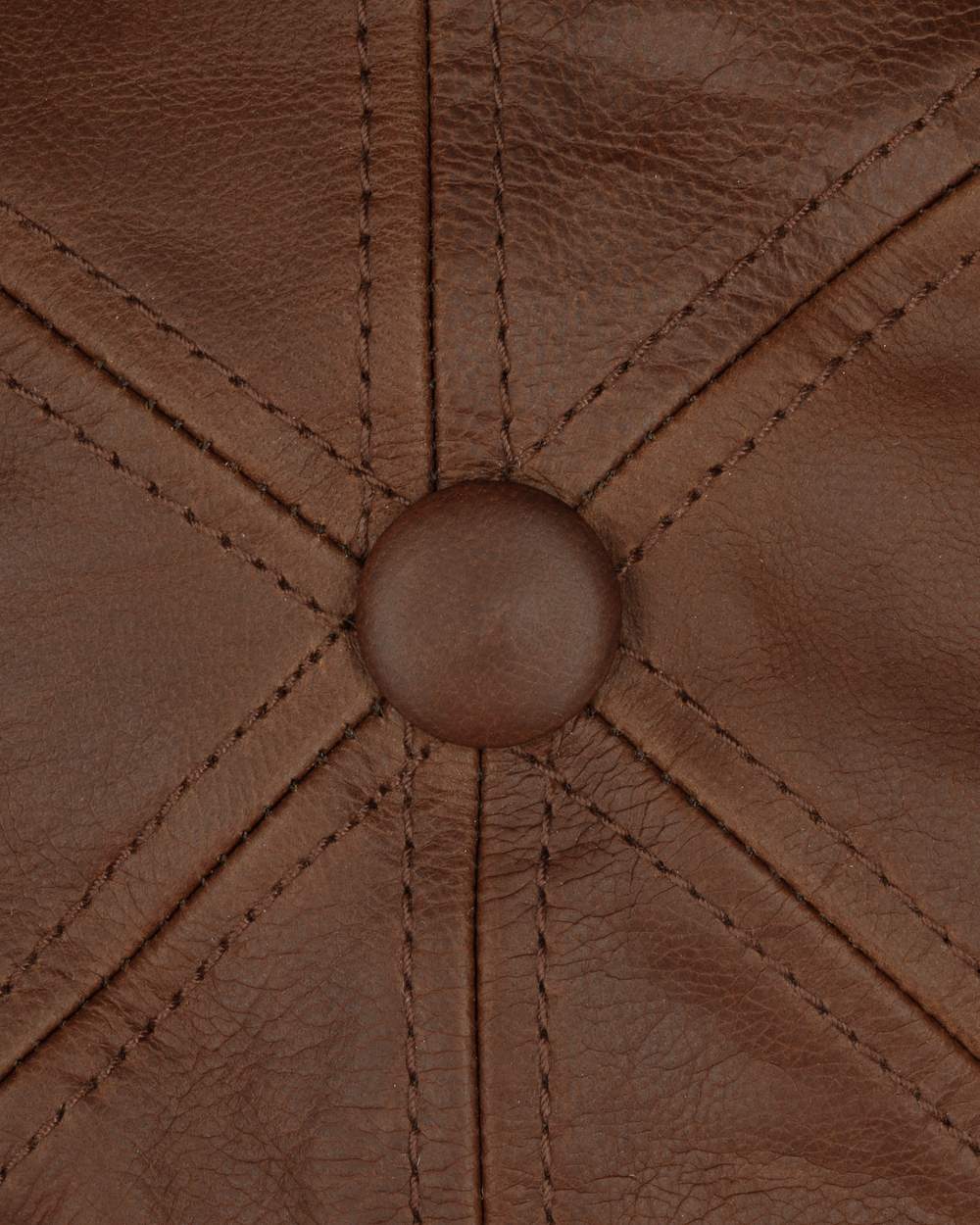 Stetson Brooklin Leather Flat Cap - Image 5
