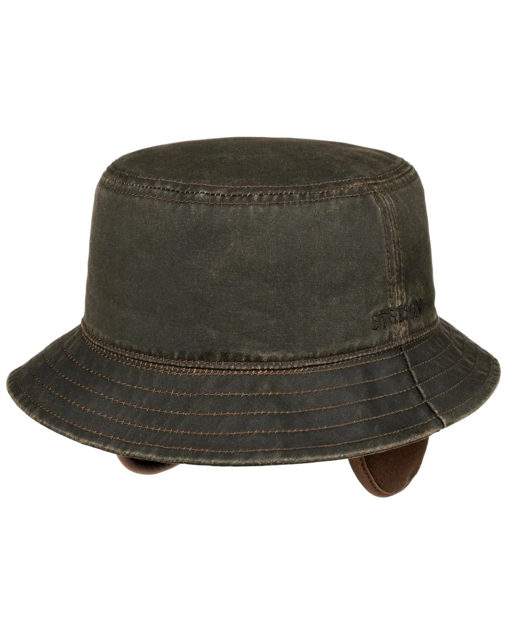 Stetson Cloth Bucket Hat With Ear Flaps - Image 3