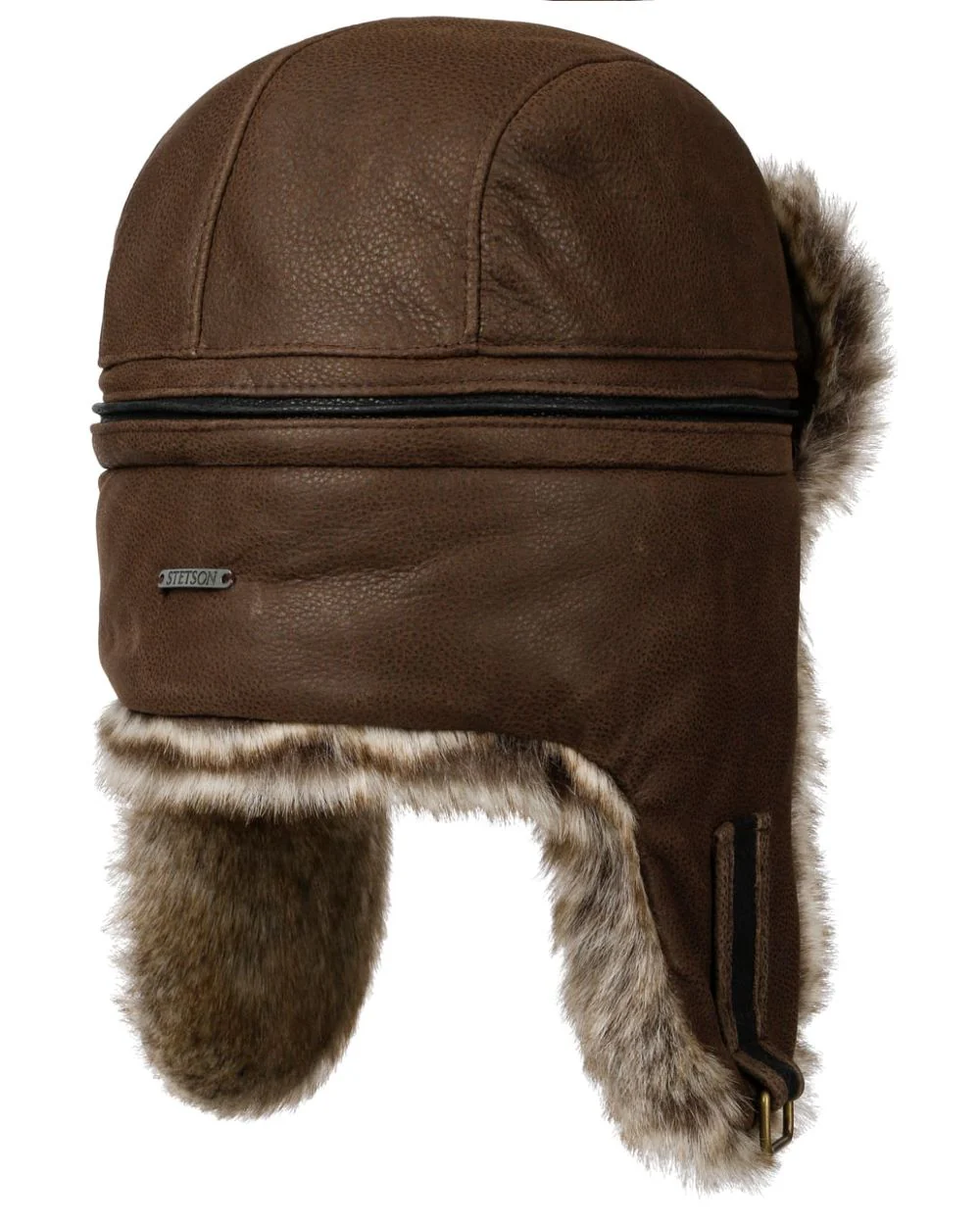 Stetson Cowhide Bomber Aviator Hat - Image 10