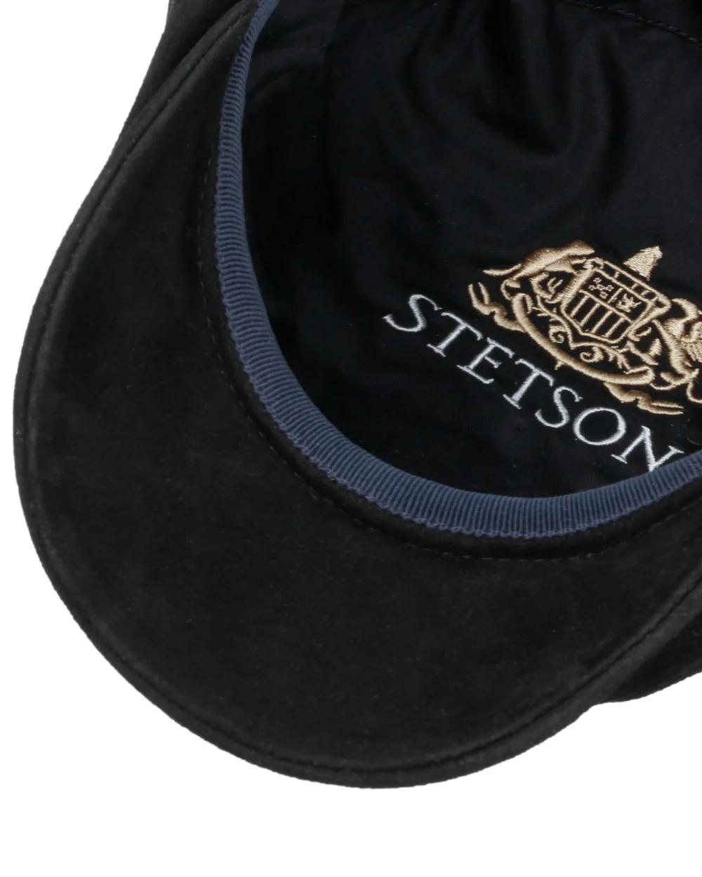 Stetson Hatteras Goat Suede Flat Cap - Image 3