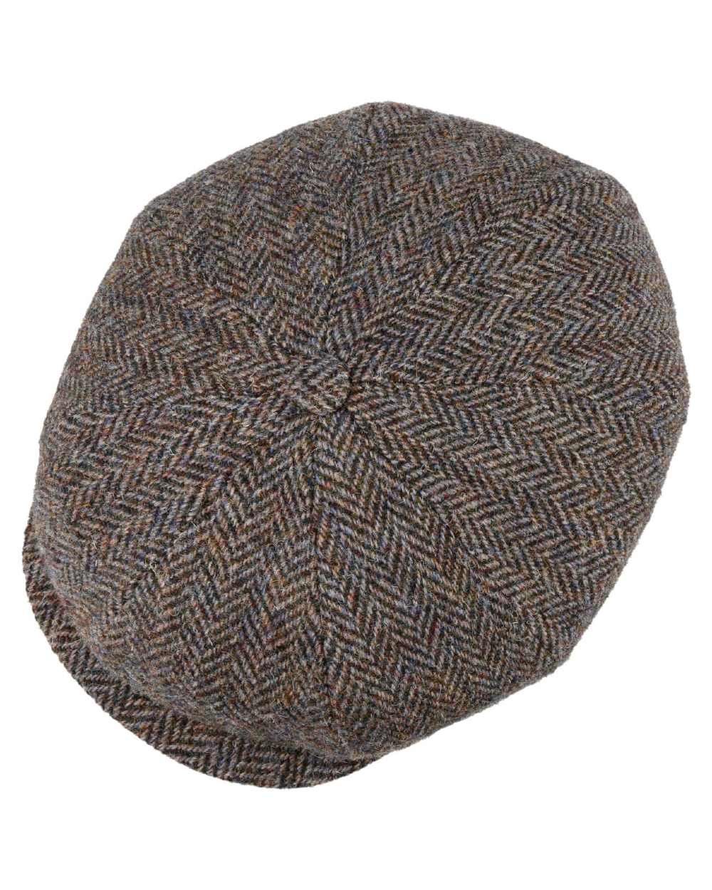 Stetson Hatteras Harris Tweed Herringbone Cap - Image 2