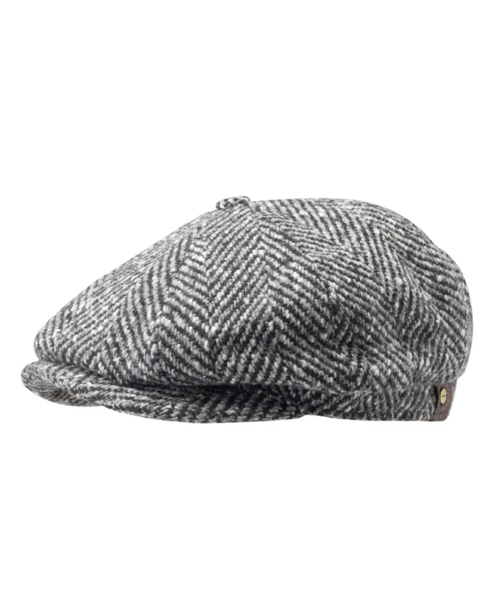 Stetson Hatteras Herringbone Flat Cap - Image 3