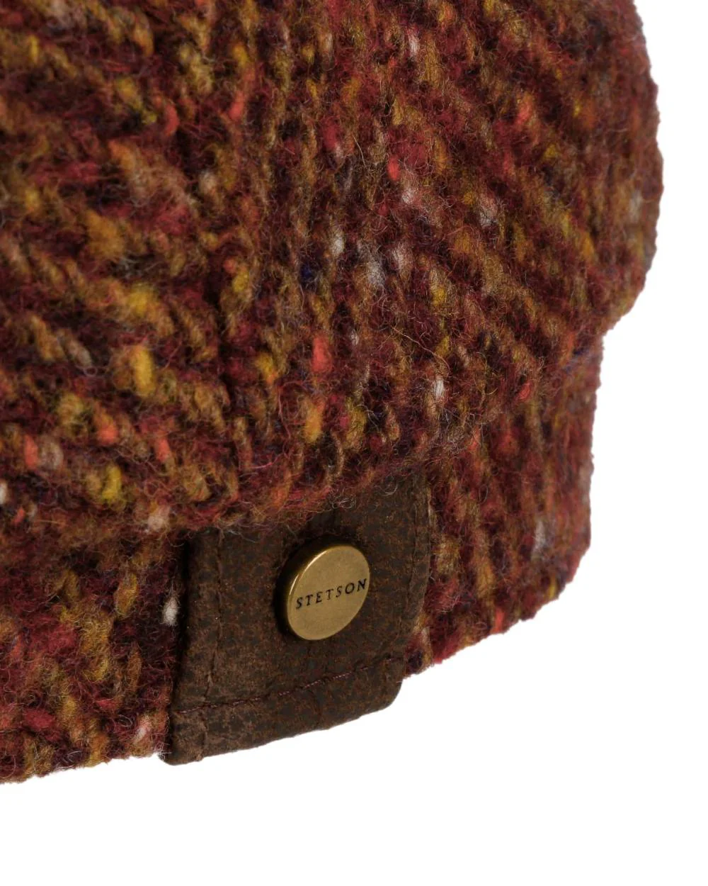 Stetson Hatteras Herringbone Flat Cap - Image 4
