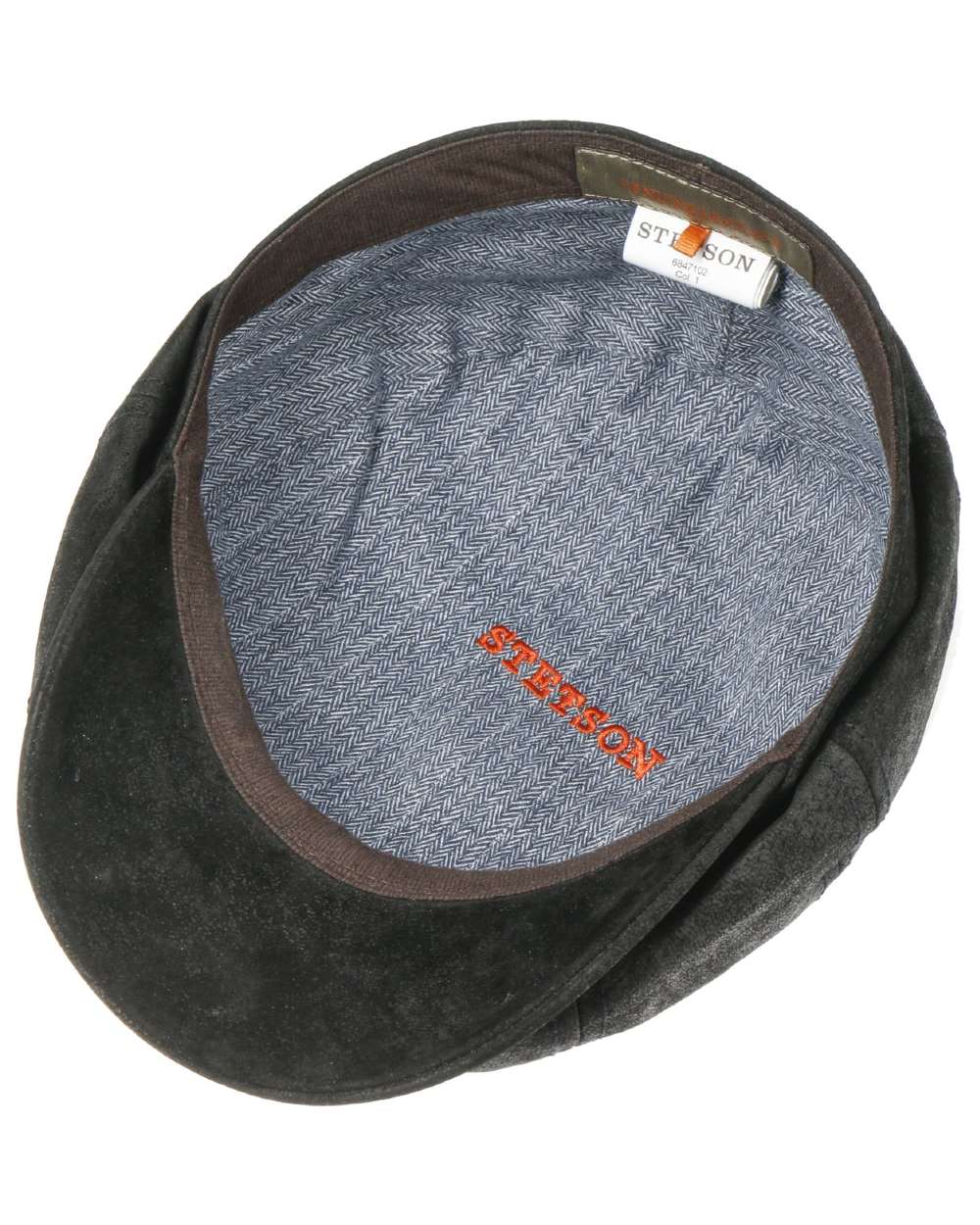Stetson Hatteras Pigskin Leather Cap - Image 5