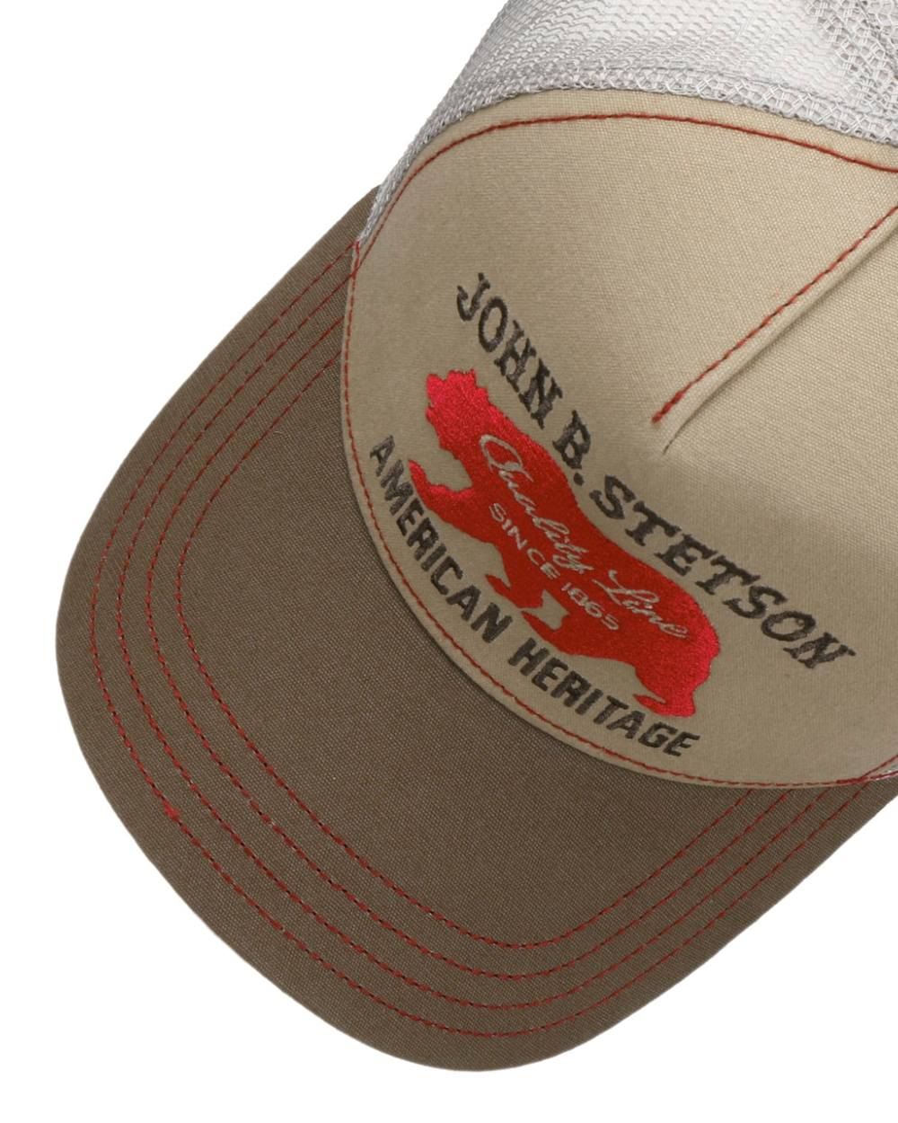 Stetson JBS Bear Beige Trucker Cap - Image 2