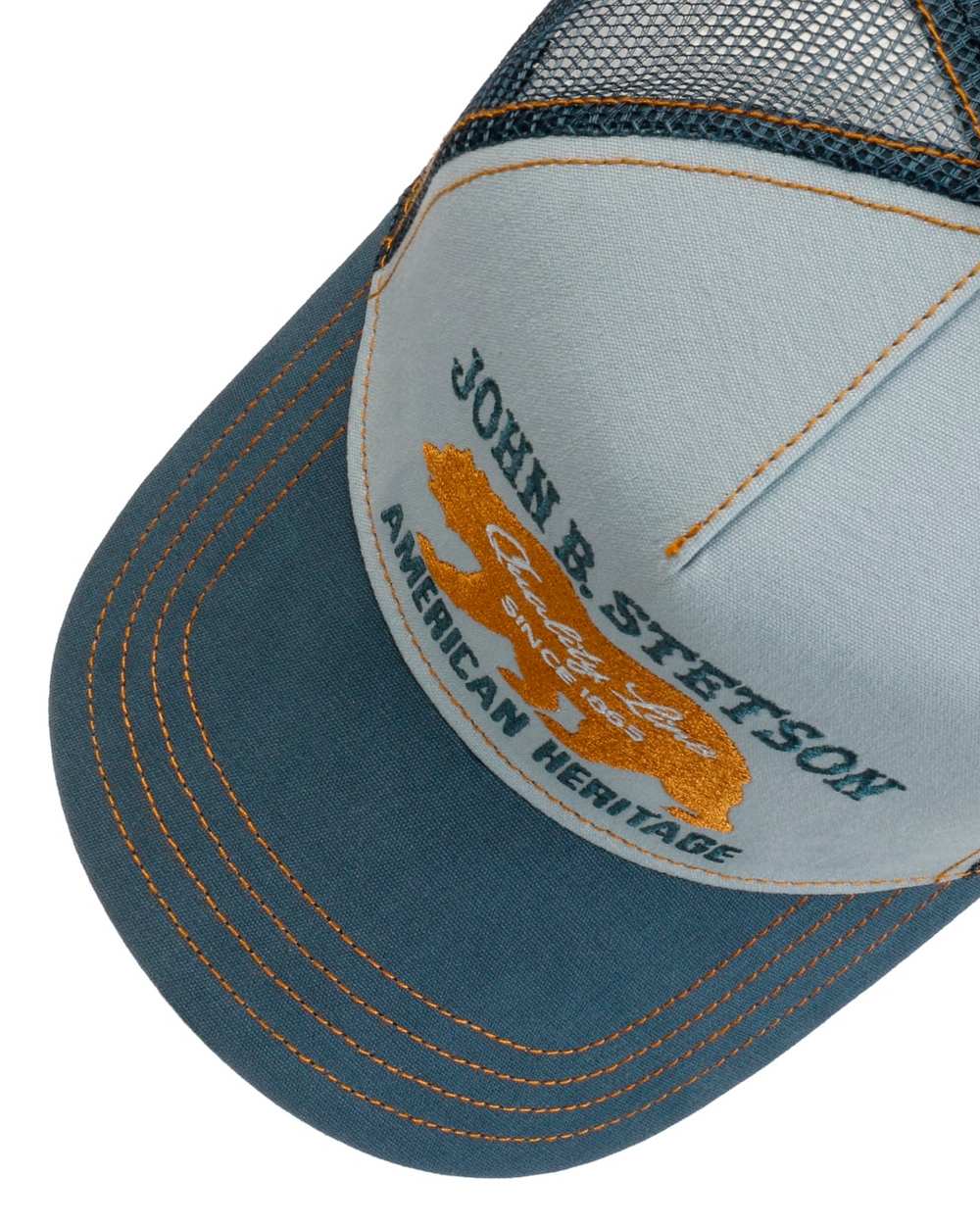 Stetson JBS Bear Blue Trucker Cap - Image 3