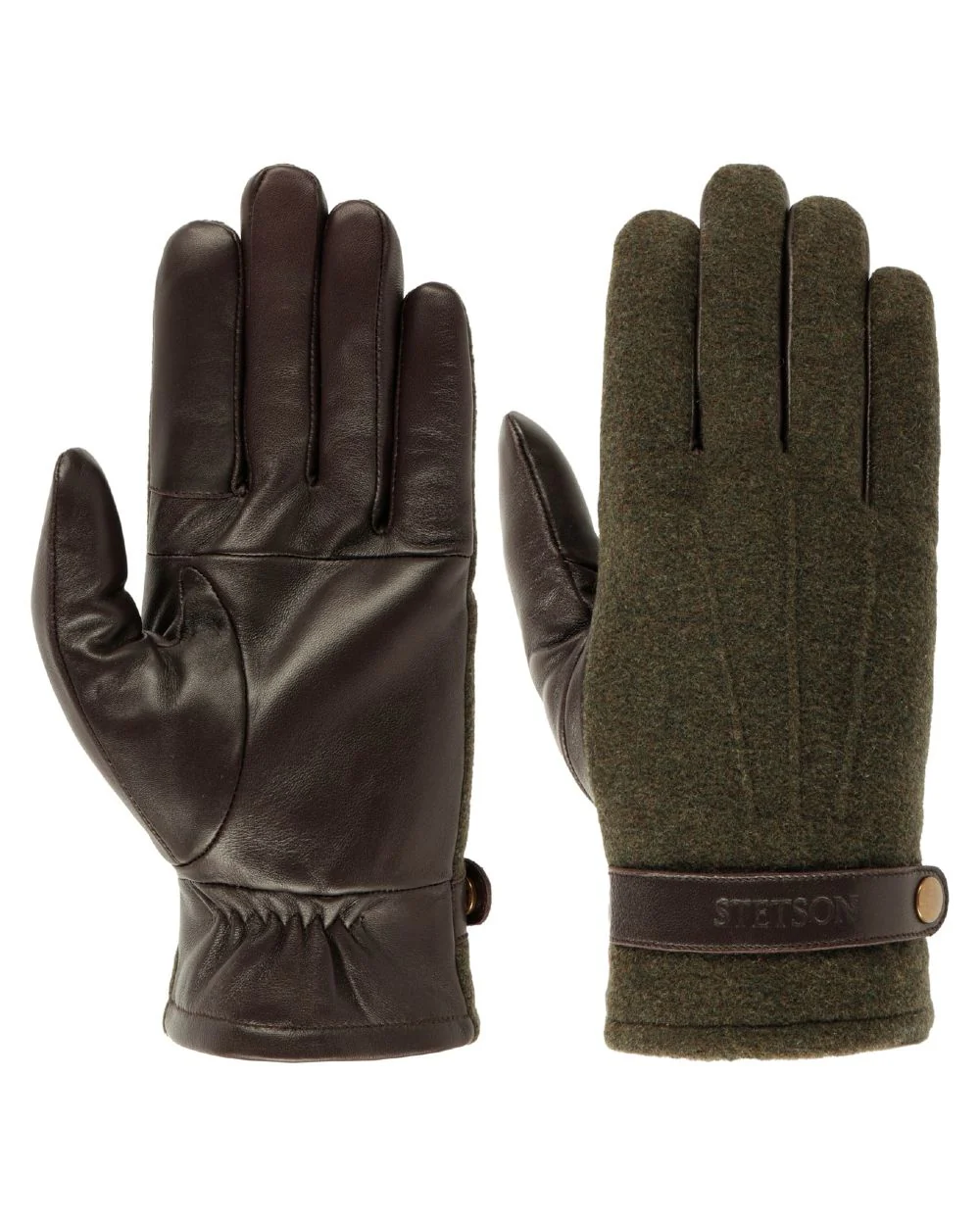 Stetson Nappa Wool Full-Fingered Gloves - Image 4