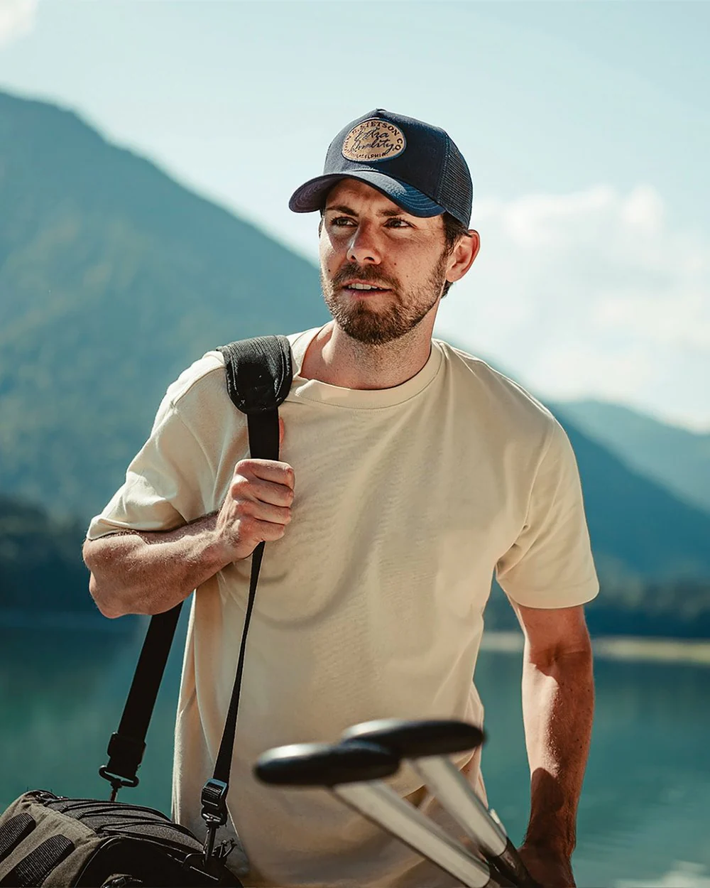 Stetson Vintage Brushed Twill Trucker Cap - Image 2