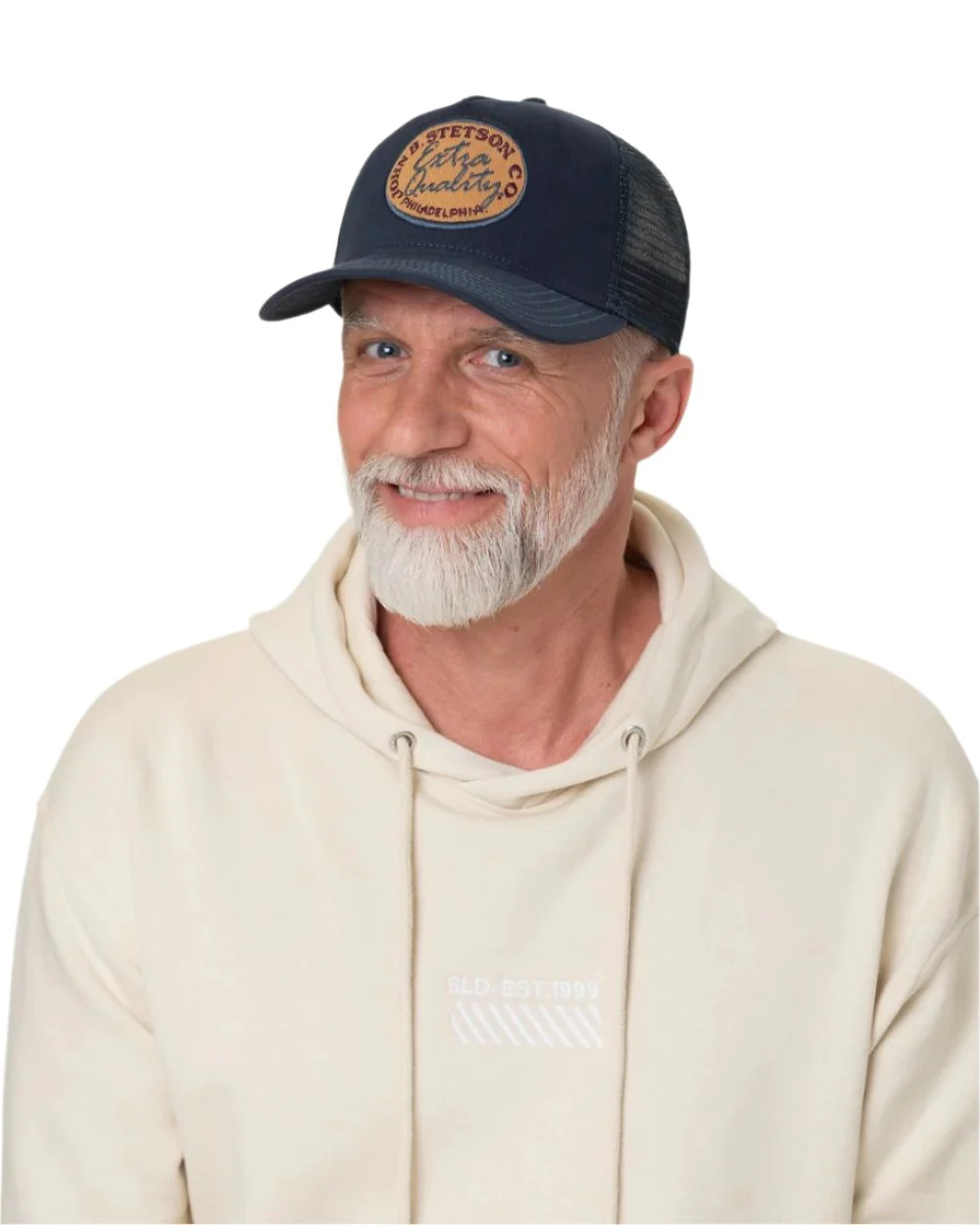 Stetson Vintage Brushed Twill Trucker Cap - Image 3