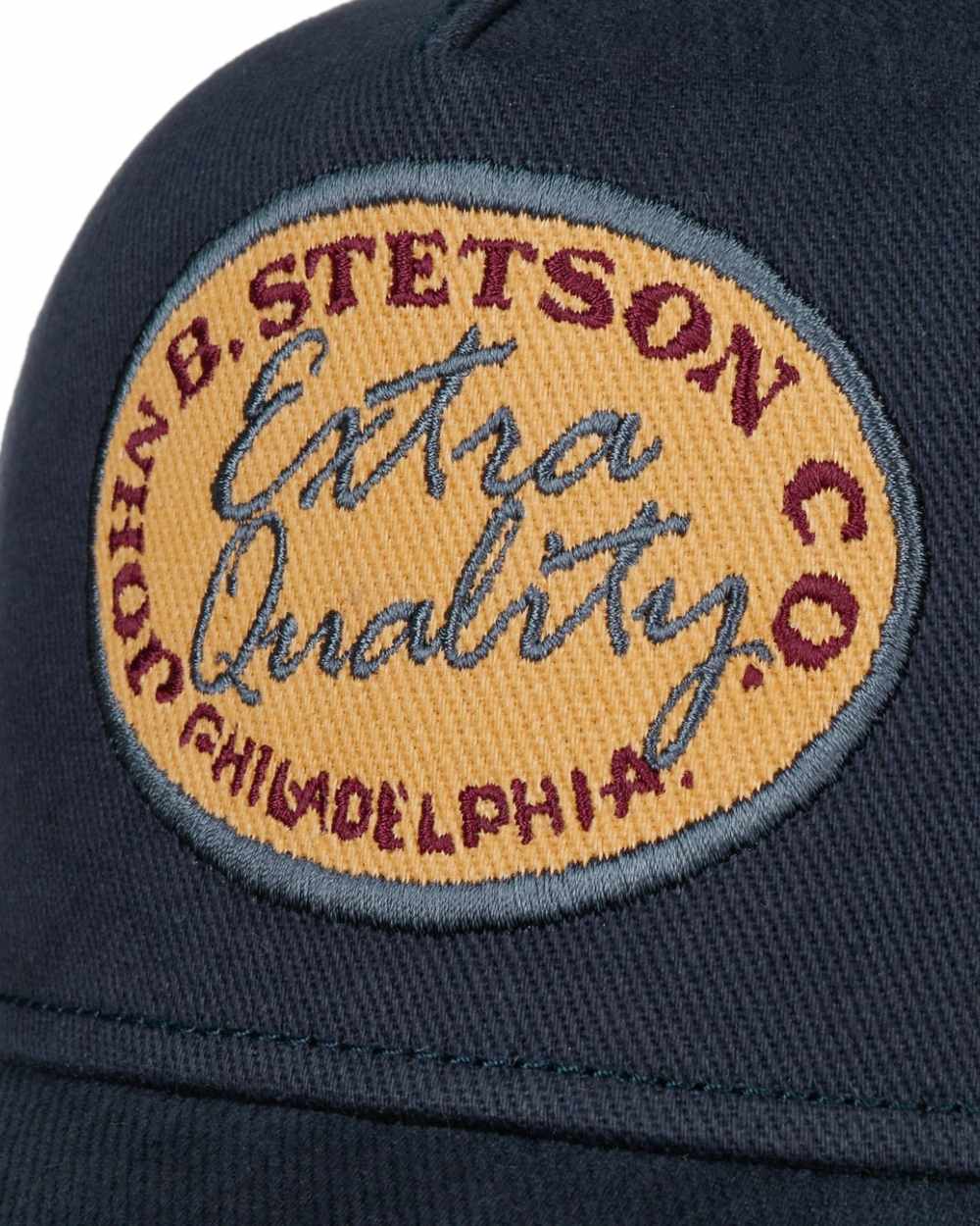 Stetson Vintage Brushed Twill Trucker Cap - Image 4