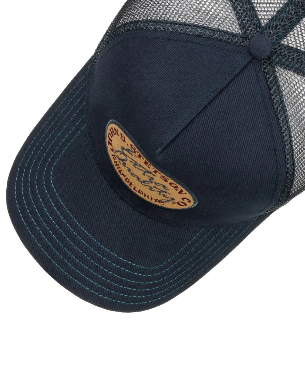 Stetson Vintage Brushed Twill Trucker Cap - Image 7