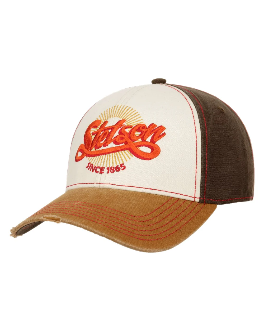 Stetson Vintage Distressed Baseball Cap - Image 3