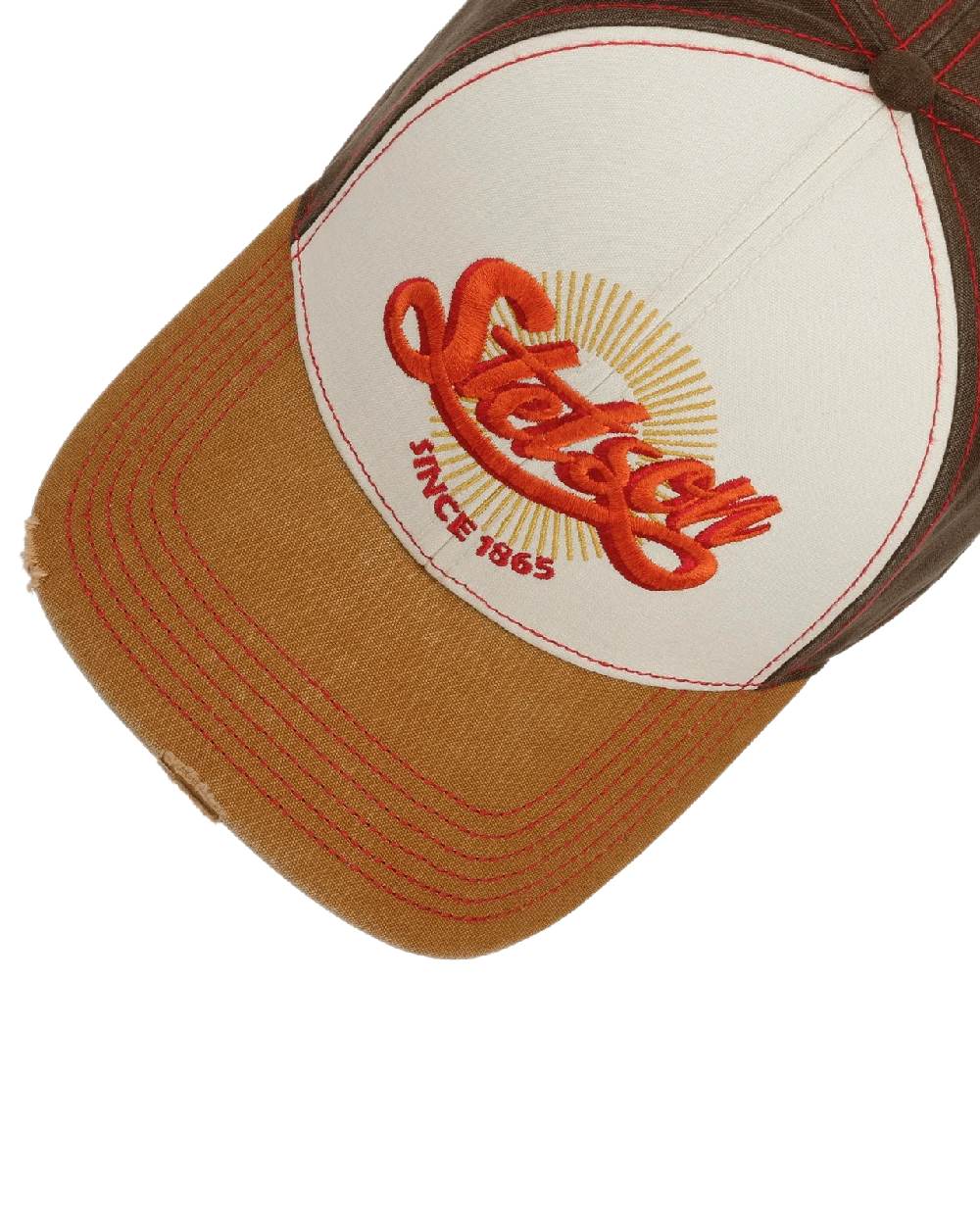 Stetson Vintage Distressed Baseball Cap - Image 8