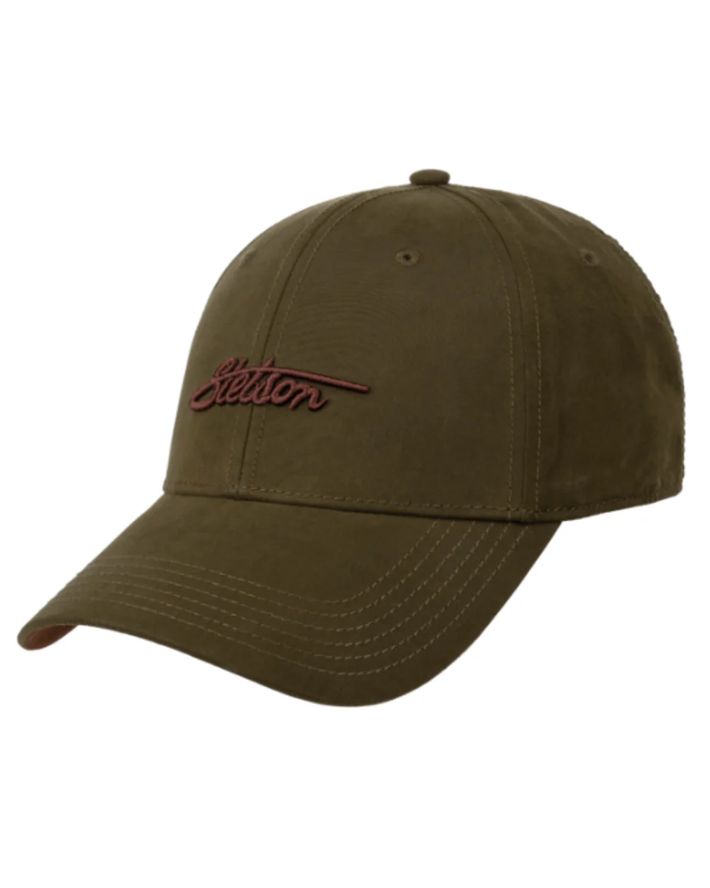 Stetson Waxed Cotton Baseball Cap - Image 2