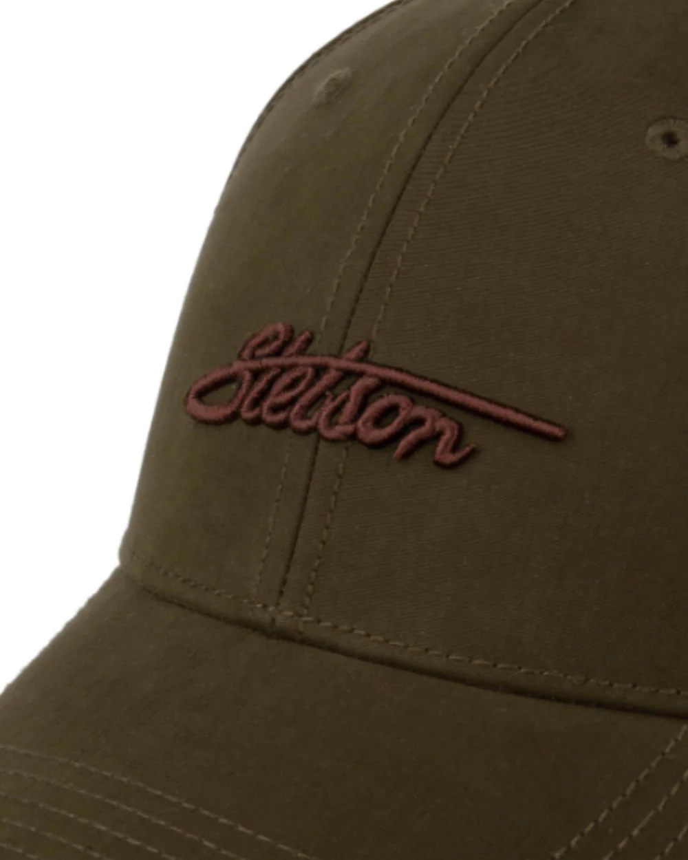 Stetson Waxed Cotton Baseball Cap - Image 5