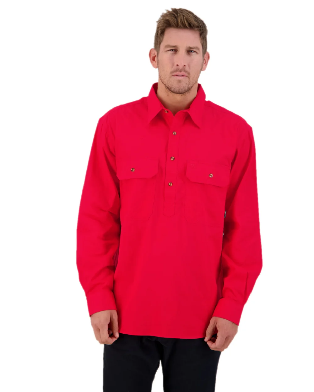 Swanndri Mens Bendigo Long Sleeve Work Shirt - Image 12