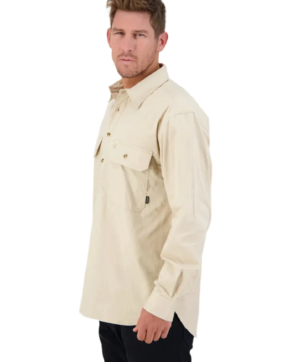 Swanndri Mens Bendigo Long Sleeve Work Shirt - Image 8
