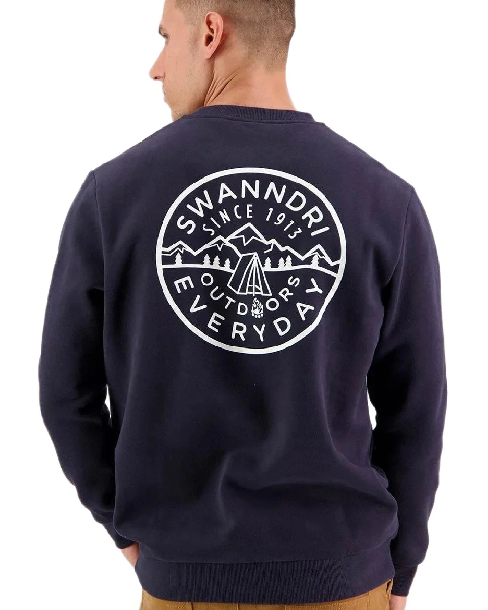 Swanndri Mens Camp Crew Fleece - Image 2